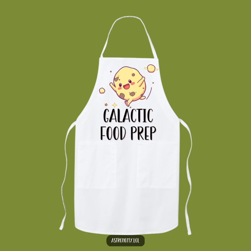 Funny Asteroid Cartwheel Apron: Cook Up Laughs in the Kitchen