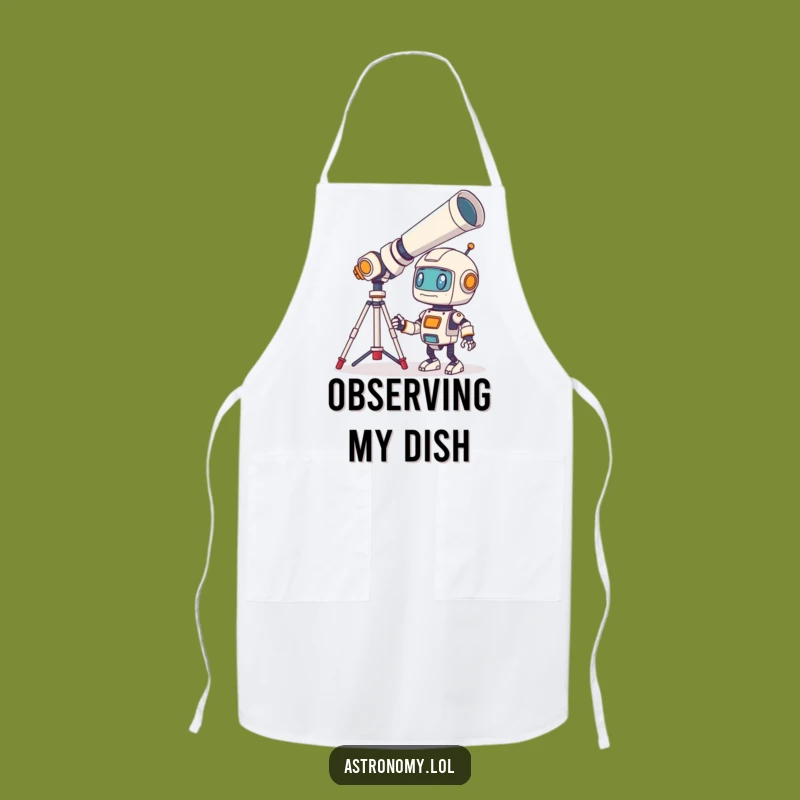 Funny Robot Apron: Bewildered Chef, Hilarious Sci-Fi Kitchen Gift