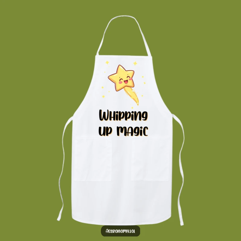 Funny Star Chef Apron, Joyful Sparkle Kitchen Wear, Hilarious Cooking Accessory!