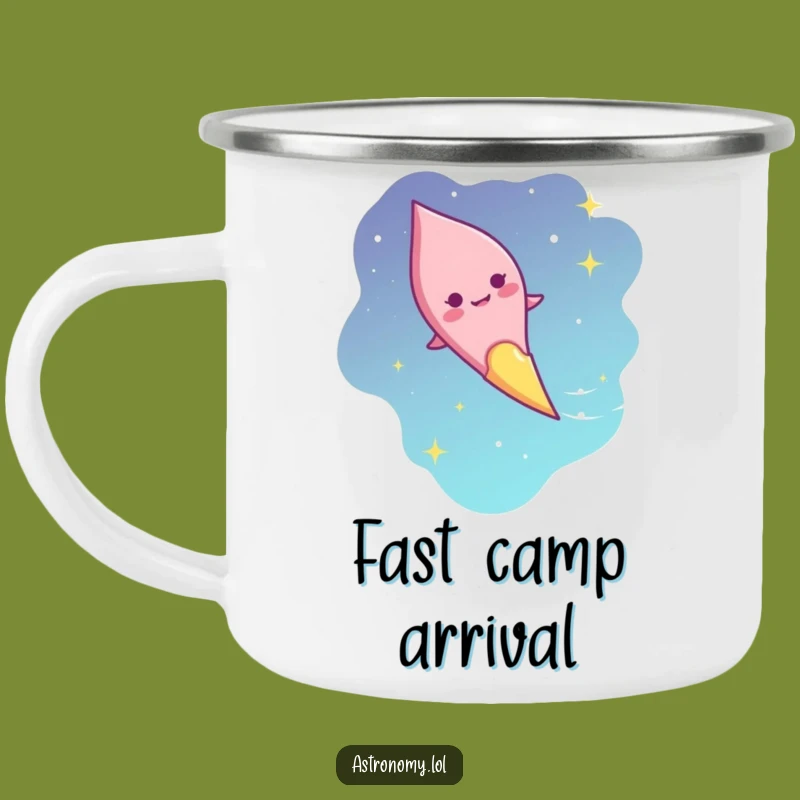 Funny Comet Streaker Camping Mug: Durable Celestial Journey Gift