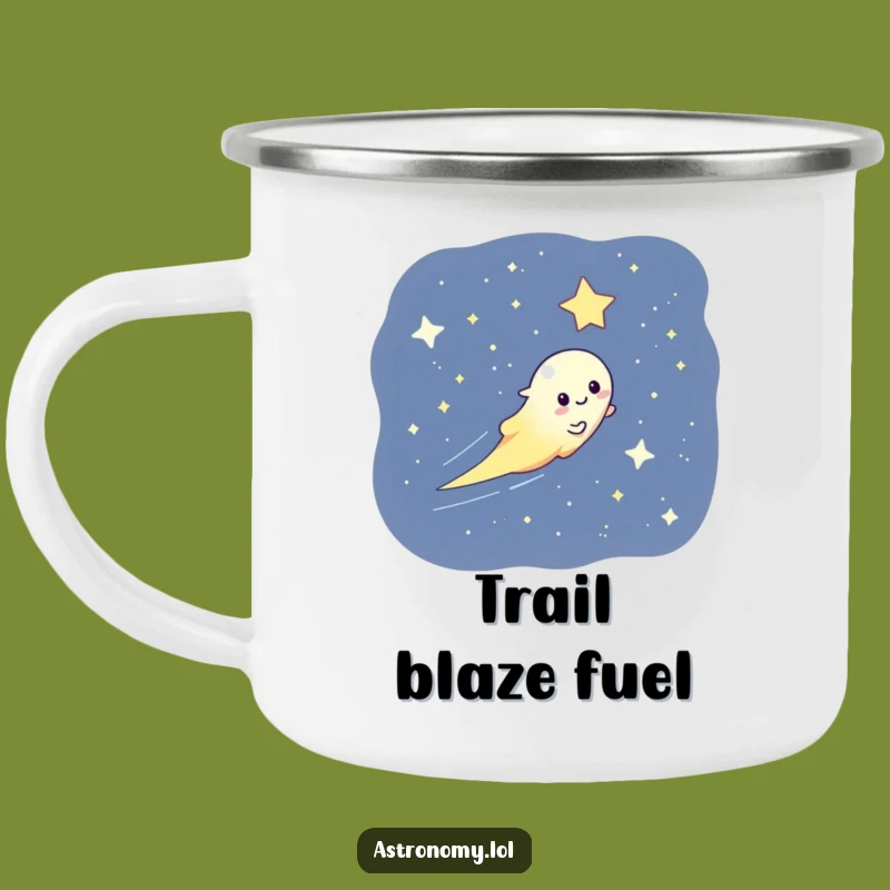 Funny Playful Comet Camping Mug Adventure Ready Gift