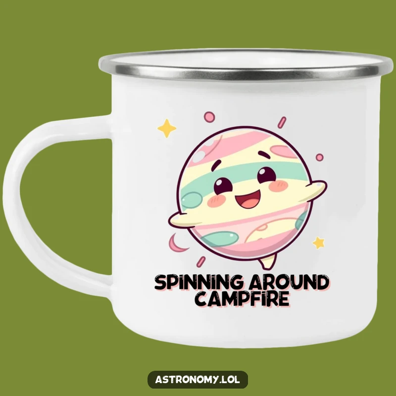 Funny Delighted Planet Camping Mug Adventure Friendly Gift
