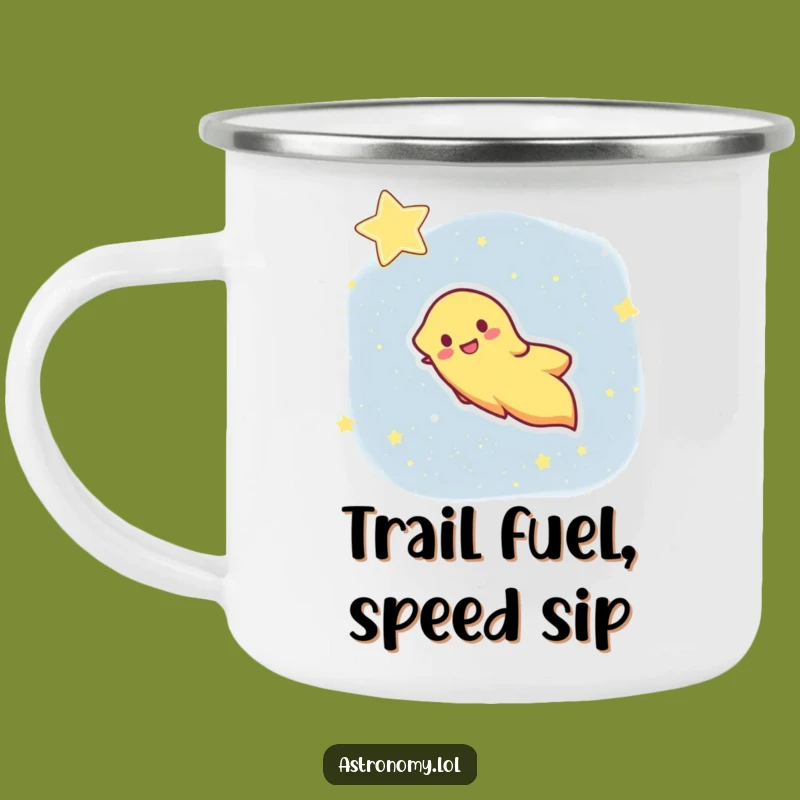 Funny Comet Camping Mug: Outdoor Star Streaker Fun, Unique Funny Gift