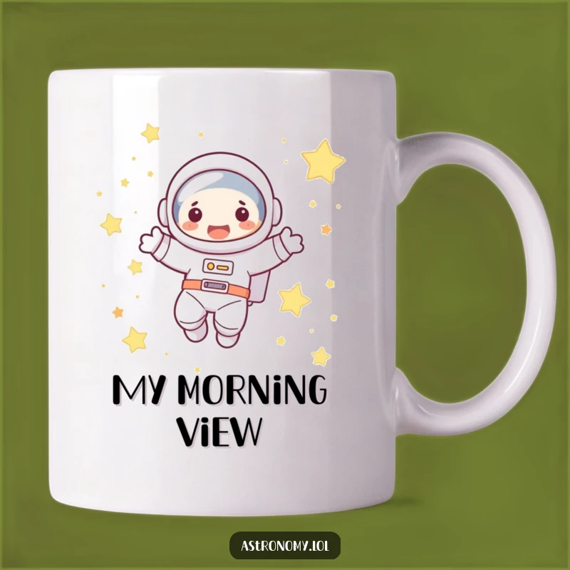 Funny Astronaut Floating Mug: Adorable Space Gift for Star Lovers
