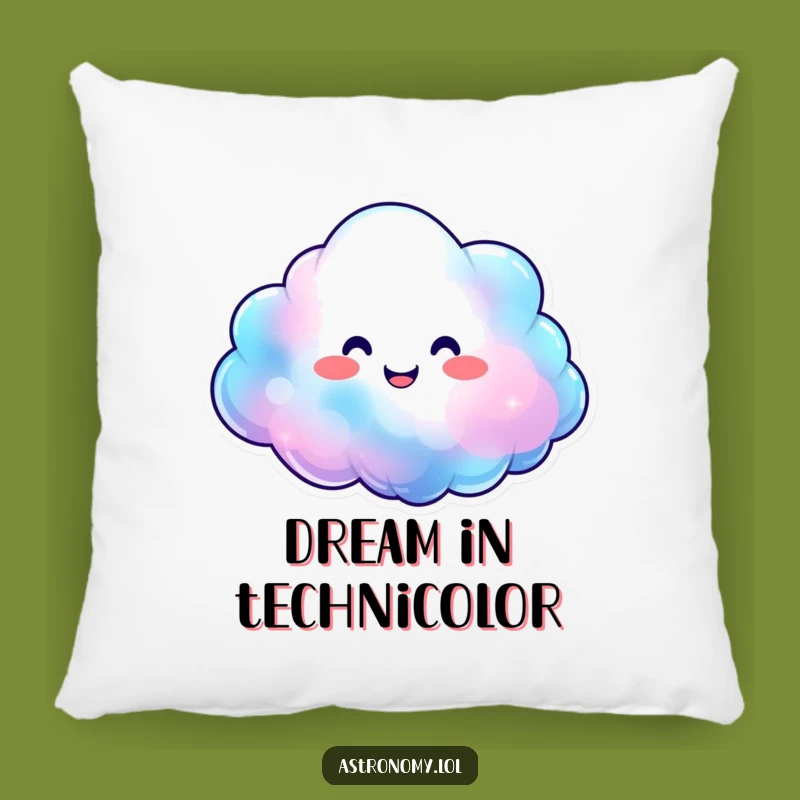 Funny Nebula Cloud Pillow - Comfy and Colorful Cosmic Decor