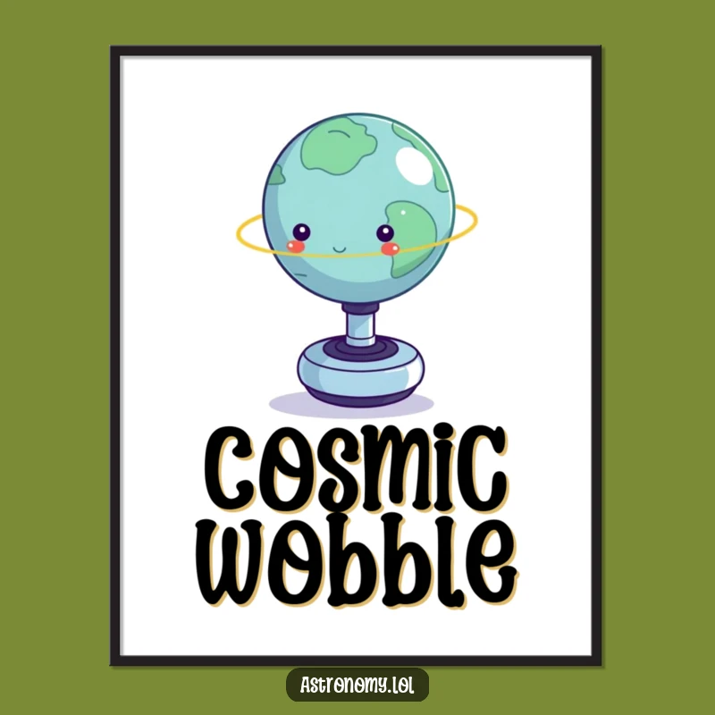 Funny Planet Fidget Toy Digital Art: Hilarious Space Decor, Instant Download Gift