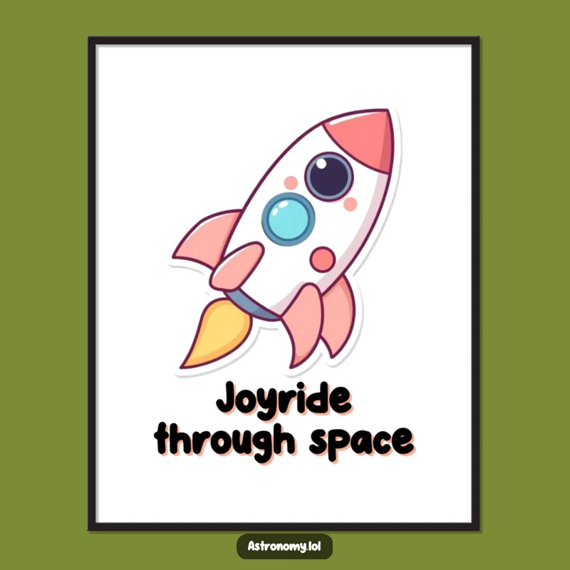 Funny Happy Rocket Giggles Digital Art - Instant Cosmic Laughter!
