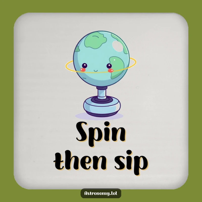 Funny Planet Fidget Toy Coaster: Hilarious Protection for Your Drinks, Perfect Gift