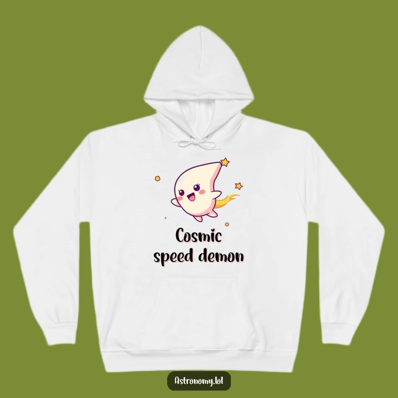 Funny Comet Hoodie: Cozy Delightful Space Sweatshirt for Chilly Star Gazers