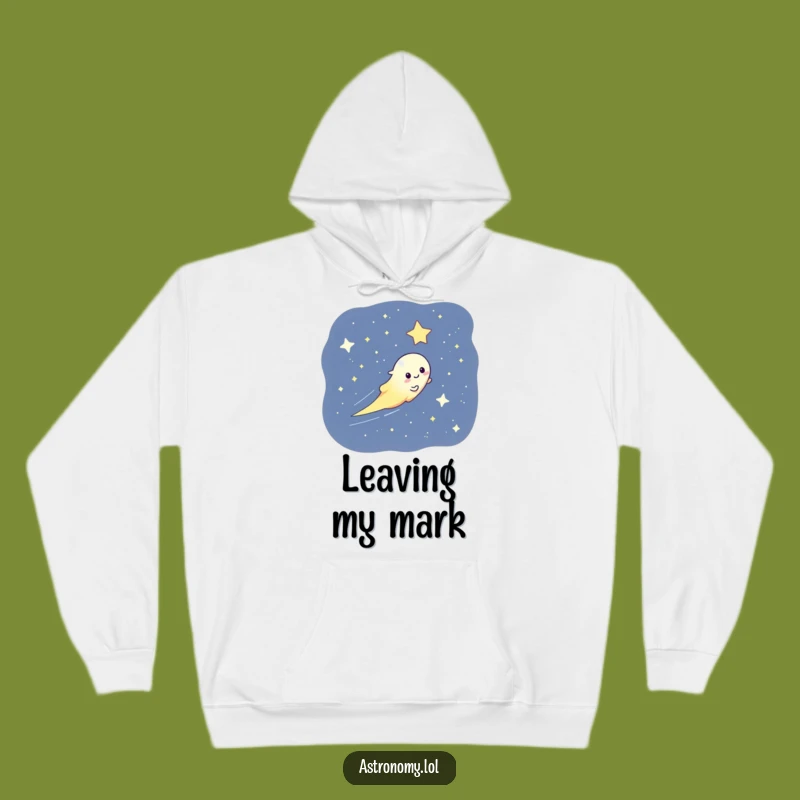Cozy Funny Playful Comet Hoodie Perfect for Star Gazers