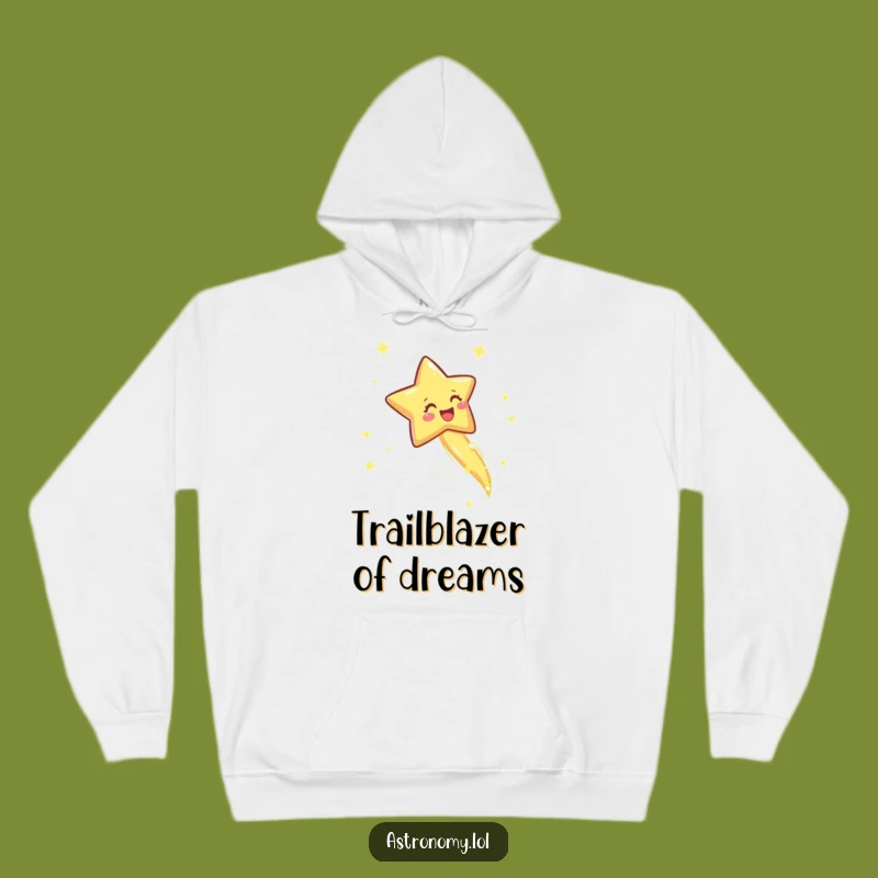Funny Cozy Star Hoodie, Joyful Sparkle Design, Warm & Hilarious Wear!