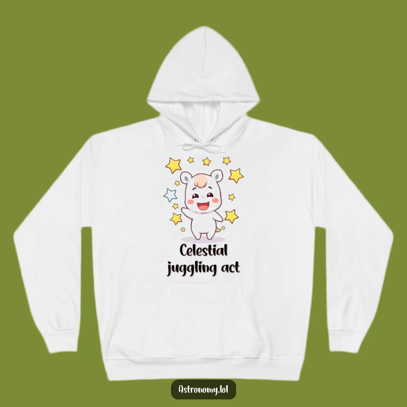 Funny Star Juggler Hoodie: Cozy Up with Celestial Smiles - Your New Favorite Funny Gift