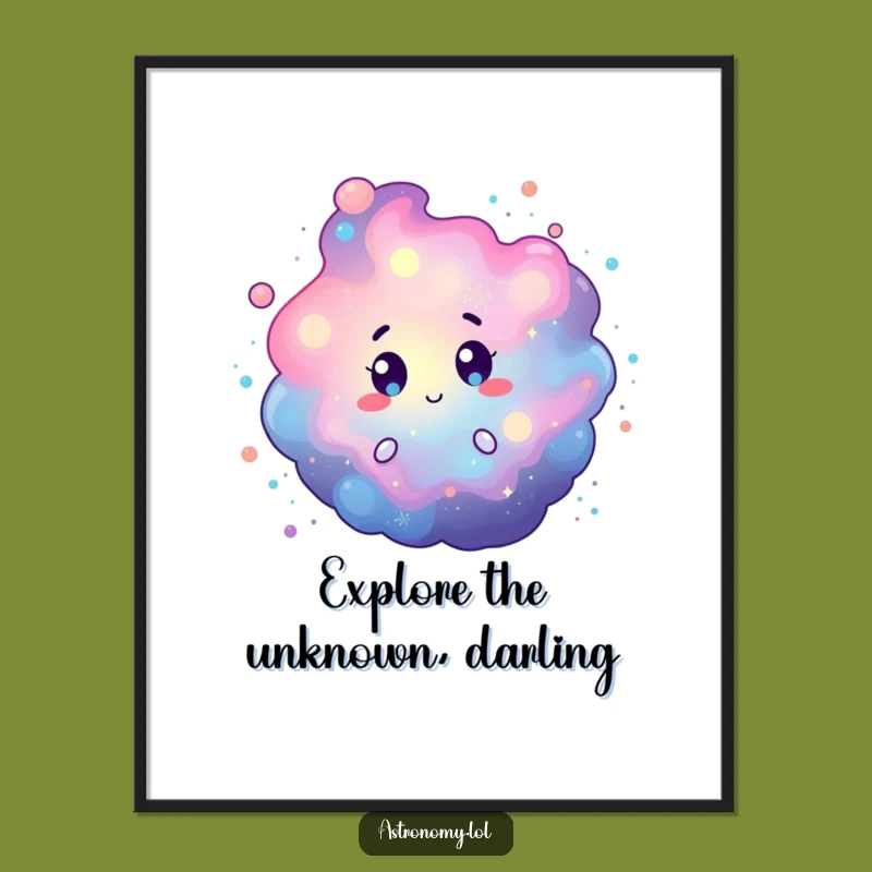 Free Printable Nebula Wall Art: Humorous Cosmic Dust Space Decor Downloadable!