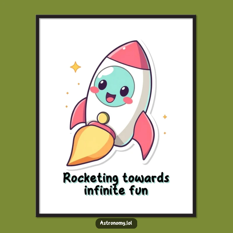 Free Printable Rocketship Wall Art - Cheerful Blast Off Downloadable Decor!