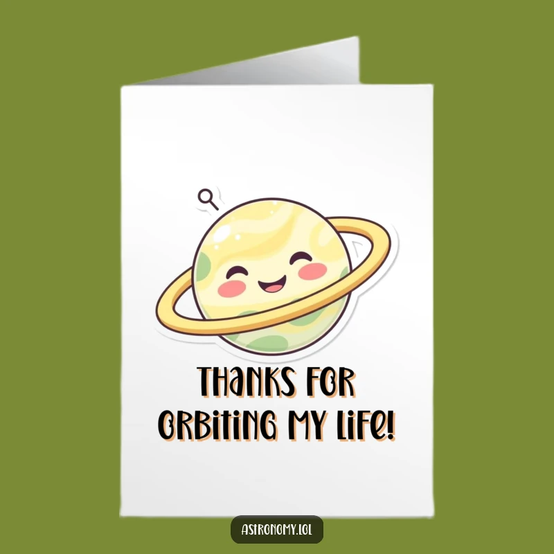 Free Printable Happy Planet Thank You Card - Joyful Downloadable Gift!