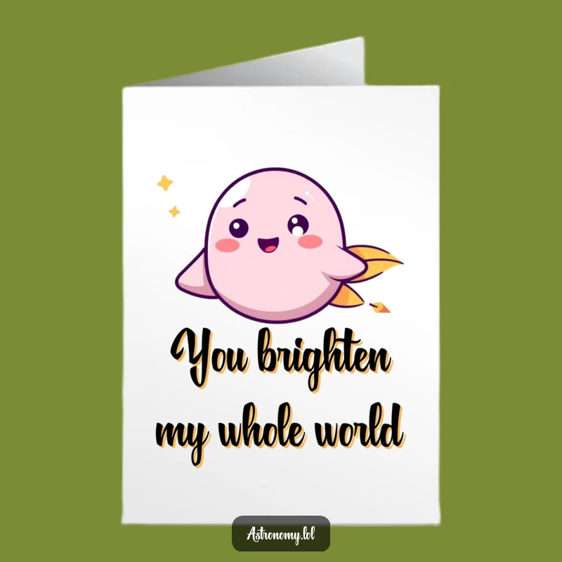 Free Printable Thank You Card: Happy Comet - Express Gratitude Downloadable Style