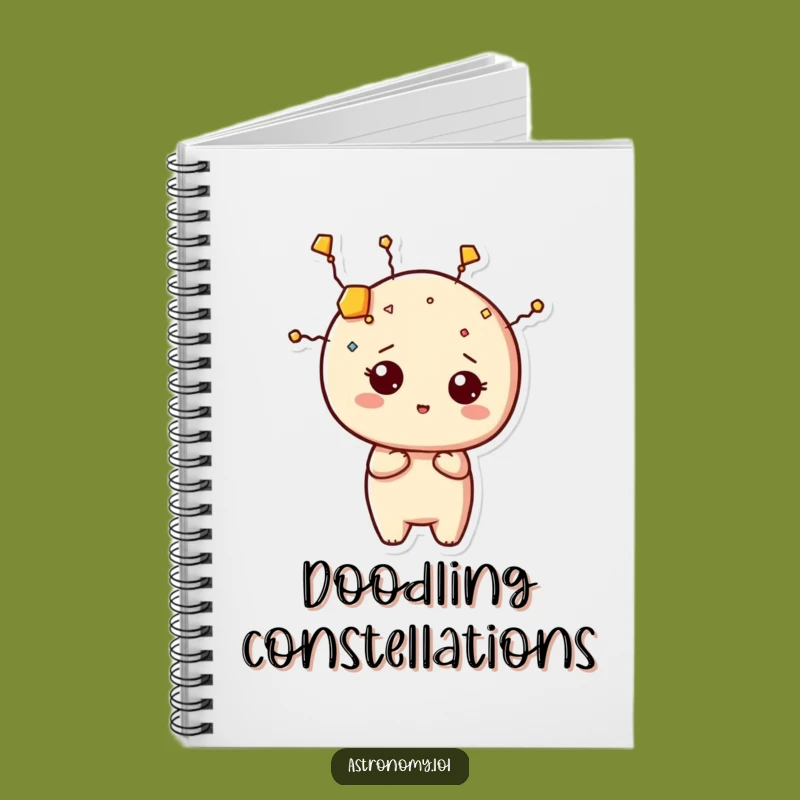 Funny Constellation Notebook, Curious Shape, Starry Journal for Creative Ideas