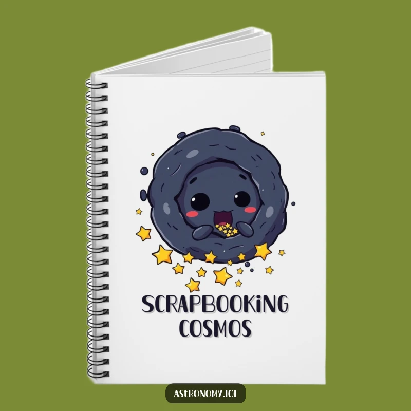 Funny Black Hole Notebook: Mischievous Gobbler - Jot Down Dark Funny Gift!