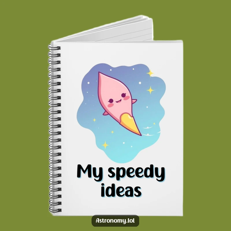 Funny Cosmic Journal: Humorous Comet Notebook Gift for Stellar Ideas