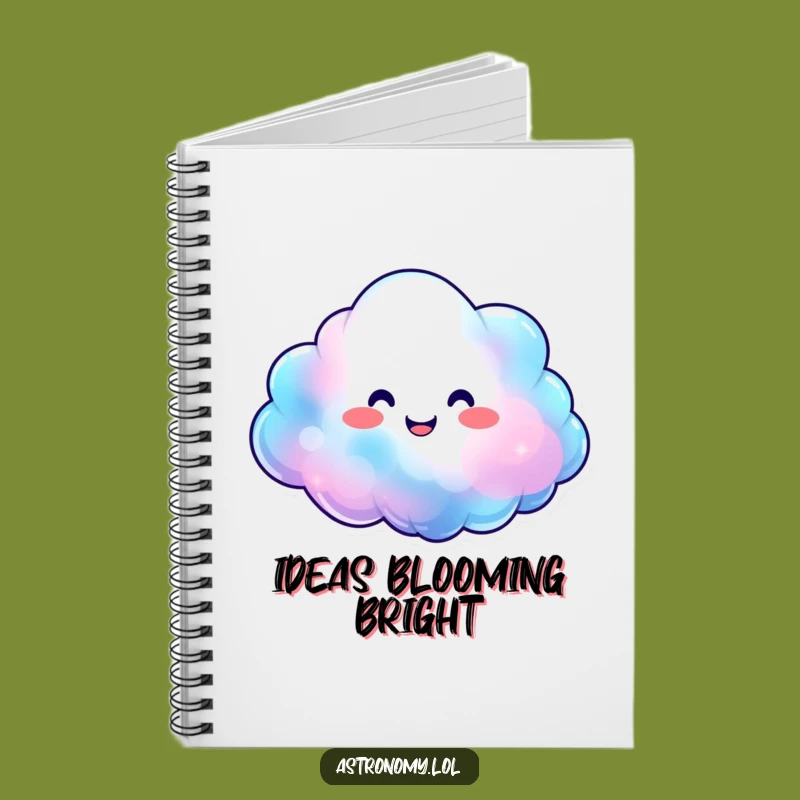 Funny Nebula Cloud Notebook - Hilarious Journal for Colorful Ideas