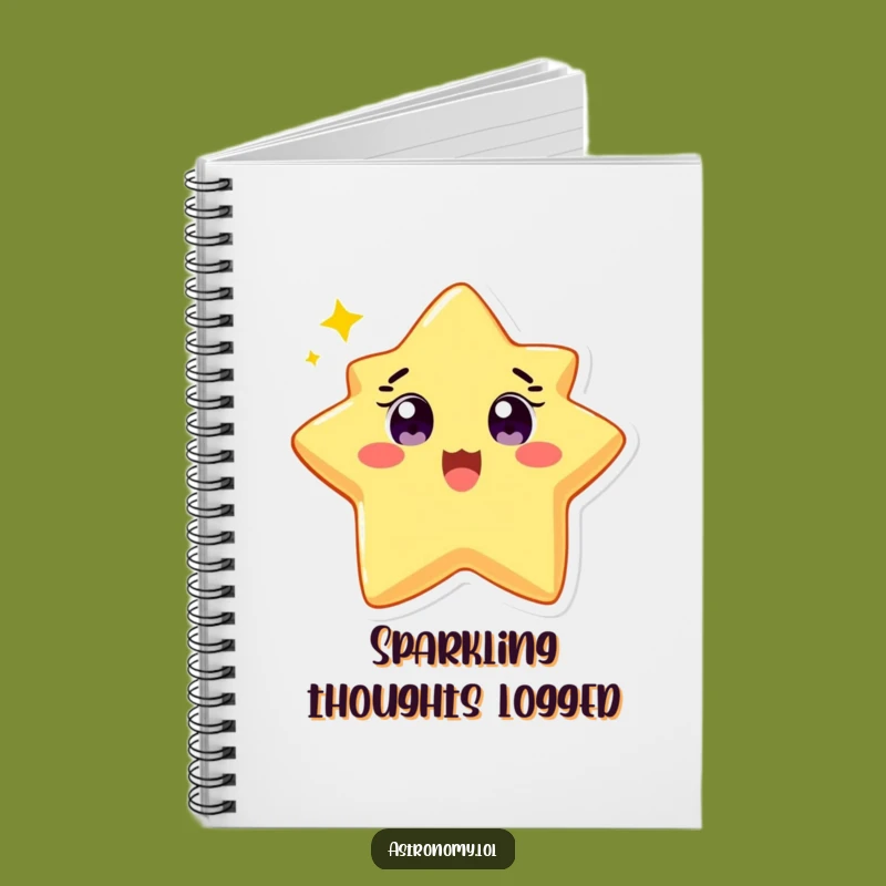 Funny Star Notebook: Jot Down Bright Ideas with Twinkling Character, Great Gift