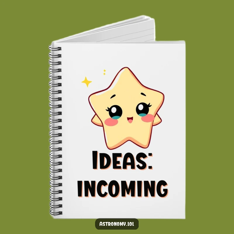 Funny Curious Star Notebook: Twinkling Thoughts - Perfect Funny Gift!