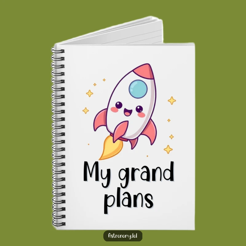 Funny Rocket Ship Notebook: Blasting Off Journal, Perfect Funny Gift