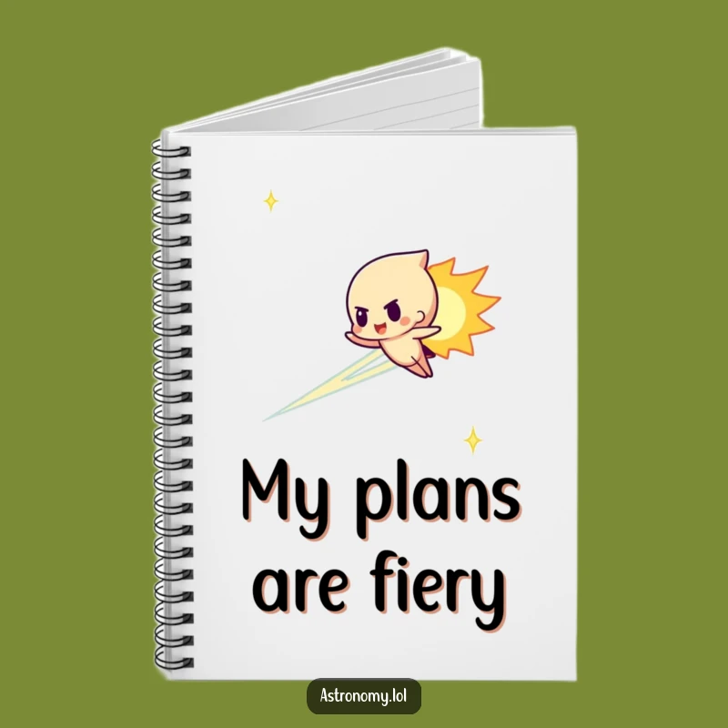 Funny Determined Meteor Notebook - Hilarious Journal for Fast Thinkers