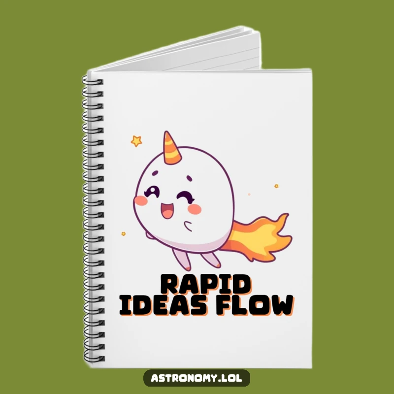 Funny Comet Notebook: Zippy Fiery Tail Character Journal Gift