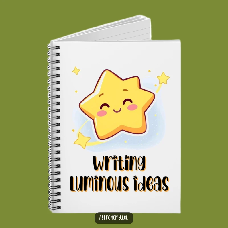 Funny Star Notebook: Winking Galaxy Pages, Journal Your Cosmic Thoughts