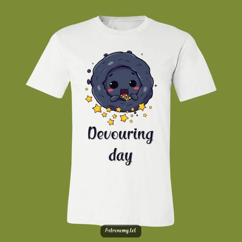 Funny Black Hole T-Shirt: Mischievous Star Gobbler - Awesome Funny Gift!