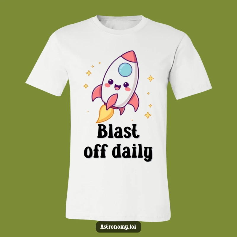 Funny Rocket Ship T-Shirt: Blasting Off Adventure, Perfect Gift