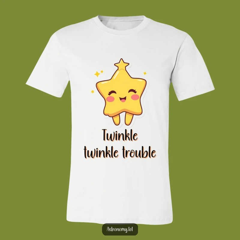 Funny Star T-Shirt: Mischievous Twinkle, Perfect Funny Gift