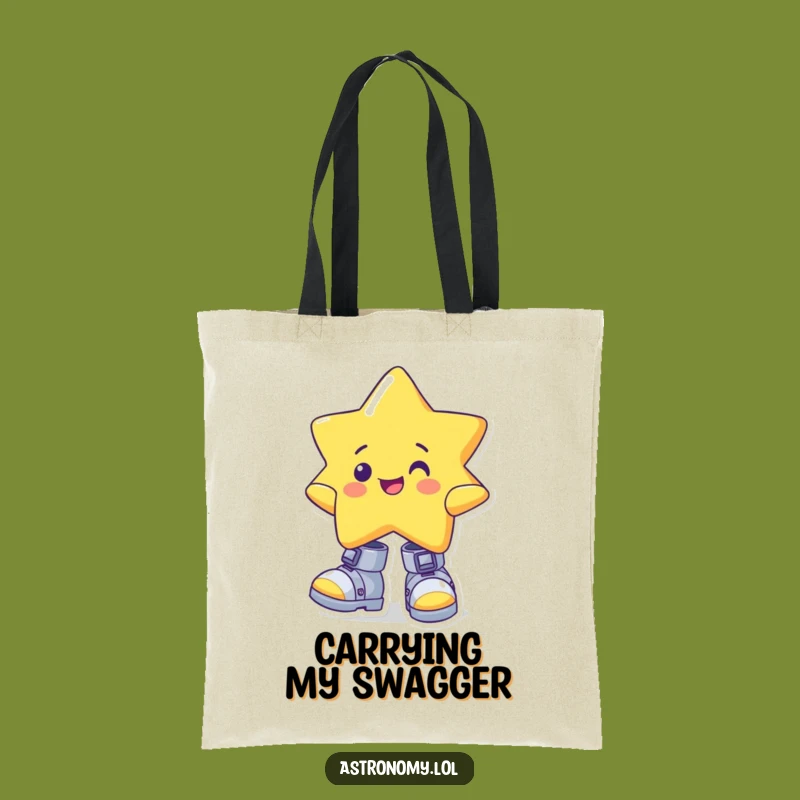 Funny Star Gravity Boots Tote Bag - Cheerful Accessory Gift