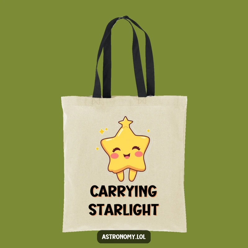 Funny Star Tote Bag: Mischievous Carryall, Perfect Funny Gift