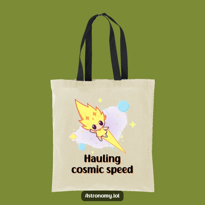 Funny Determined Meteor Tote Bag - Blazing Sky Style